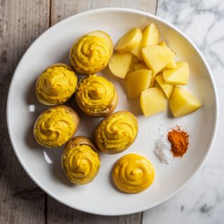 Vegan Deviled Eggs (made from potatoes!)