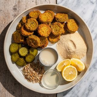 Vegan Gluten-Free Air-Fried Pickles