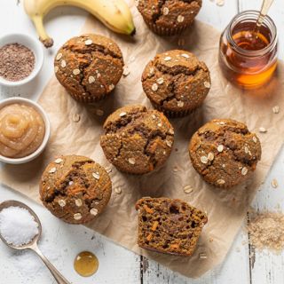 Vegan Gluten-Free Carrot Cake Muffins