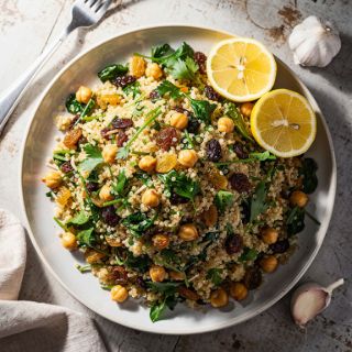 Quinoa Salad with Raisins