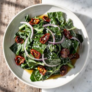 Raw Collard Greens Salad