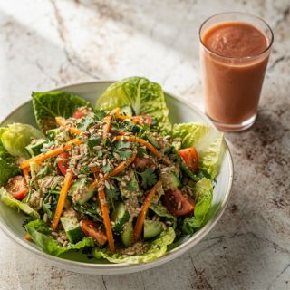 Detox Salad with Sunflower Seed Caesar Dressing (V/GF)