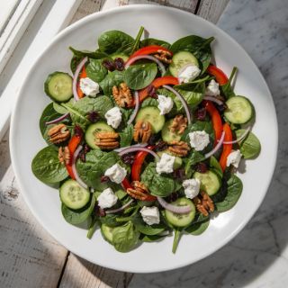 Easy Spinach Salad