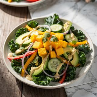 Mango Mama Salad (with creamy cilantro dressing!)