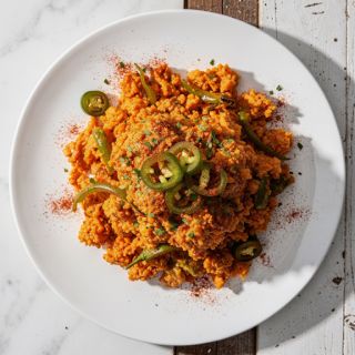 One Pan Creamy Vegan Mexican Cauliflower Rice