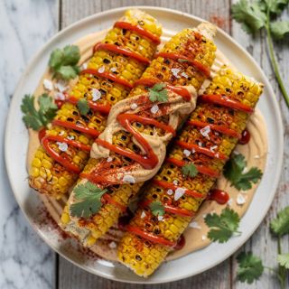 Spicy Mexican Corn on the Cob (dairy-free!)