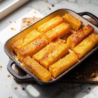 Vegan Baked Polenta Fries