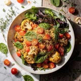 Vegan Mediterranean Couscous Salad