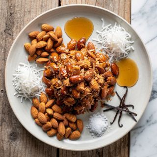 Maple Coconut Roasted Almonds