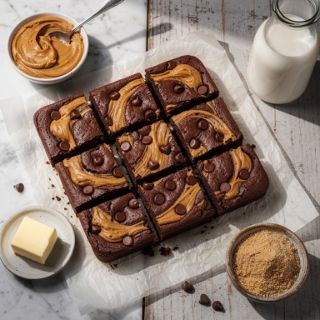 Peanut Butter Brownies