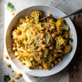 Instant Pot Spiced Quinoa & Cauliflower