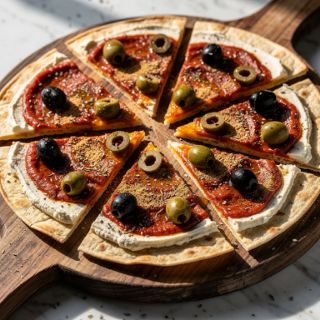 Vegan Tortilla Pizzas