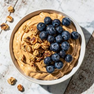 Whipped Peanut Butter Yogurt Bowl