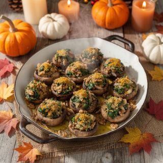 Vegan Stuffed Mushrooms