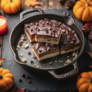 Chocolate Caramel Shortbread Bars