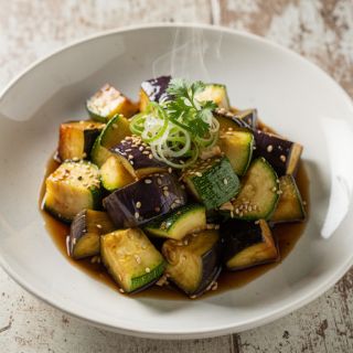 Eggplant Zucchini Stir-Fry