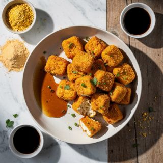 Crispy Air-Fried Tofu Nuggets