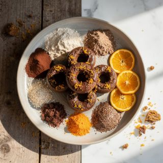 Chocolate-Orange Dessert Donuts