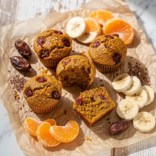 Cranberry Orange Pumpkin Muffins