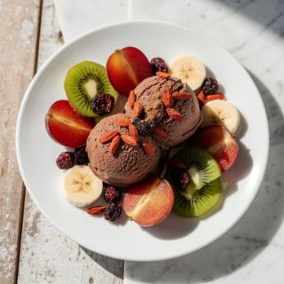 2-Ingredient Chocolate Banana Ice Cream