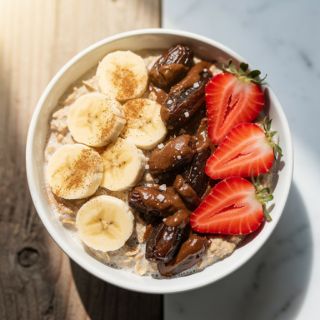 Banana Split Oatmeal Bowls